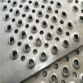 Fisheye Bentuk / Anti-slip Logam Perforated Metal / Punched Metal Sheet
